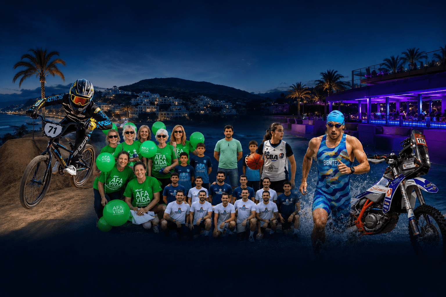 Big Bang Ocean Club apoyando el deporte local, asociaciones y talento de Almuñécar en la Costa Tropical